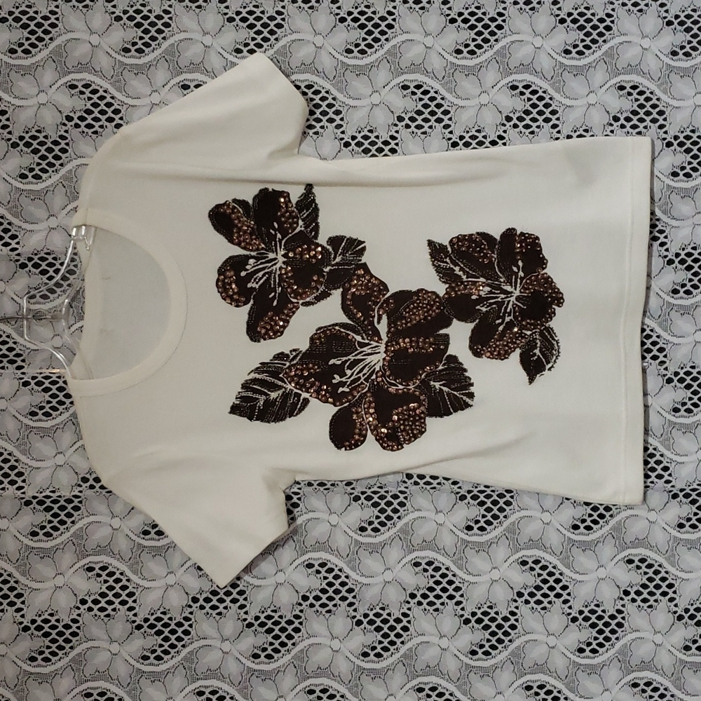 %%%SOLD%%%^^Karen Kane embelished t shirt